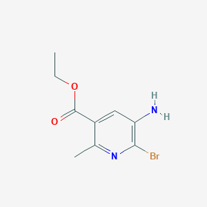 molecular formula C9H11BrN2O2 B1512670 Ethyl 5-amino-6-bromo-2-methylnicotinate CAS No. 1149388-64-6