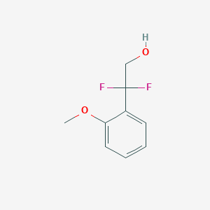 molecular formula C9H10F2O2 B15126700 2-(2-Methoxy-phenyl)-2,2-difluoro-ethanol 