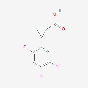 trans-2-(245-Trifluorophenyl)cyclopropane-1-carboxylic acid