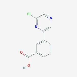 3-(6-Chloropyrazin-2-yl)benzoic acid