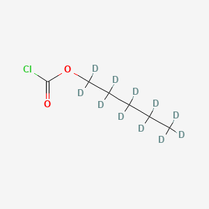 molecular formula C6H11ClO2 B15126740 n-Pentyl-d11 chloroformate 