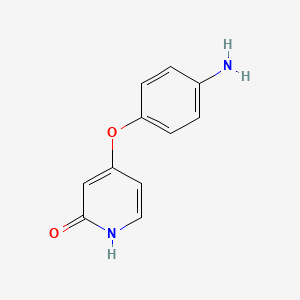 molecular formula C11H10N2O2 B1512680 4-(4-Aminophenoxy)pyridin-2(1H)-one CAS No. 1041861-94-2