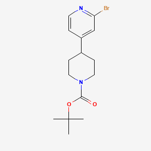 molecular formula C15H21BrN2O2 B15126803 2-Bromo-4-(N-Boc-piperidin-4-yl)pyridine 