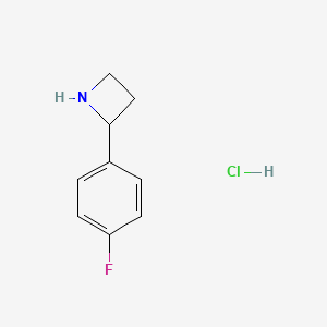 (S)-2-(4-Fluorophenyl)azetidinehydrochloride