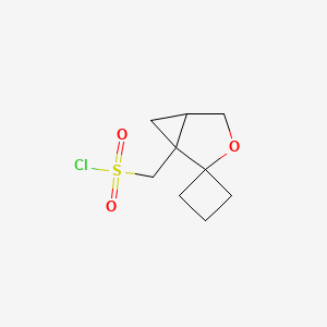 rac-[(1R,5R)-3-oxaspiro[bicyclo[3.1.0]hexane-2,1'-cyclobutane]-1-yl]methanesulfonyl chloride, cis