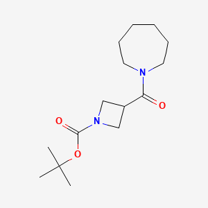 Tert-butyl 3-(azepane-1-carbonyl)azetidine-1-carboxylate