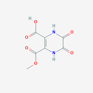 molecular formula C7H6N2O6 B1512692 5,6-Dihydroxy-3-(methoxycarbonyl)pyrazine-2-carboxylic acid CAS No. 58084-36-9