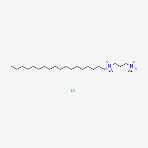 molecular formula C26H58ClN2+ B15126920 dimethyl-octadecyl-[3-(trimethylazaniumyl)propyl]azanium;chloride CAS No. 7392-72-5