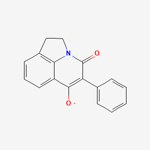 6-Oxo-5-phenyl-1,2-dihydro-6H-pyrrolo[3,2,1-ij]quinolin-4-olate