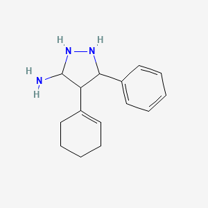 4-(Cyclohexen-1-yl)-5-phenylpyrazolidin-3-amine