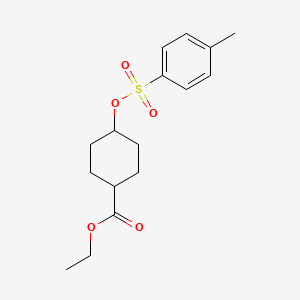 molecular formula C16H22O5S B1512695 Ethyl 4-(tosyloxy)cyclohexanecarboxylate CAS No. 93164-43-3
