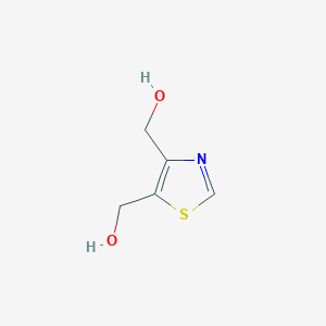 molecular formula C5H7NO2S B1512696 4,5-Di(hydroxymethyl)thiazole CAS No. 1393686-89-9