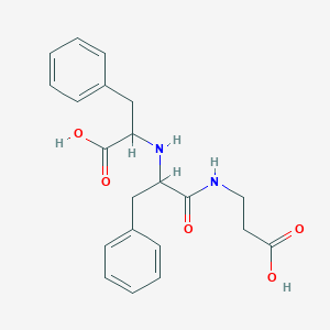 2-[[1-(2-Carboxyethylamino)-1-oxo-3-phenylpropan-2-yl]amino]-3-phenylpropanoic acid