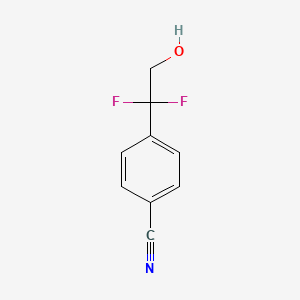 4-(1,1-Difluoro-2-hydroxyethyl)benzonitrile