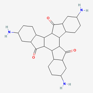 6,15,24-Triaminoheptacyclo[18.7.0.02,10.03,8.011,19.012,17.021,26]heptacosane-9,18,27-trione