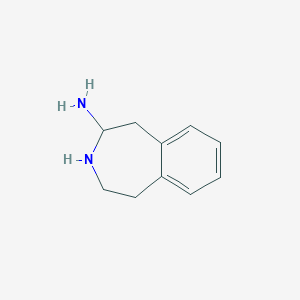 molecular formula C10H14N2 B1512711 2,3,4,5-Tetrahydro-1H-benzo[d]azepin-2-amine CAS No. 205393-48-2