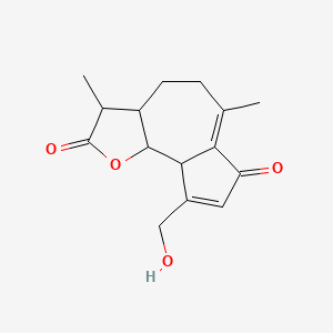 9-(Hydroxymethyl)-3,6-dimethyl-3,3a,4,5,9a,9b-hexahydroazuleno[4,5-b]furan-2,7-dione