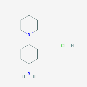 4-piperidin-1-ylcyclohexan-1-amine;hydrochloride