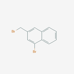 molecular formula C11H8Br2 B1512714 1-Bromo-3-(bromomethyl)naphthalene CAS No. 51042-37-6
