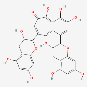 molecular formula C29H24O12 B15127140 Theaflavine;(-)-Theaflavin 