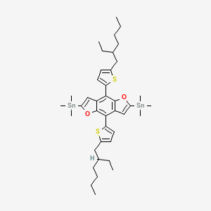 molecular formula C40H58O2S2Sn2 B15127149 b']Difuran 