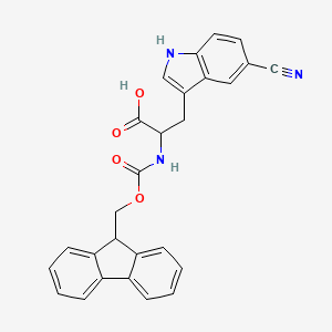 3-(5-cyano-1H-indol-3-yl)-2-(9H-fluoren-9-ylmethoxycarbonylamino)propanoic acid