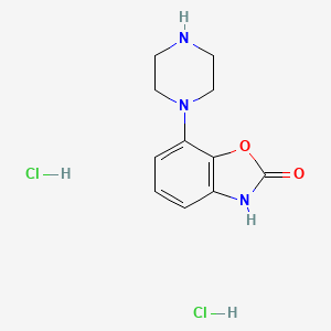 7-(Piperazin-1-yl)-2,3-dihydro-1,3-benzoxazol-2-one dihydrochloride