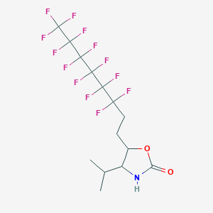 (4R,5S)-(+)-4-i-propyl-5-(3,3,4,4,5,5,6,6,7,7,8,8,8-tridecafluorooctyl)-2-oxazolidinone