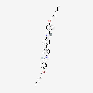 molecular formula C38H44N2O2 B15127233 NN'-Bis(4-hexyloxybenzylidene)benzidine 