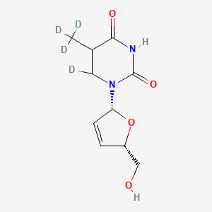 6-deuterio-1-[(2R,5S)-5-(hydroxymethyl)-2,5-dihydrofuran-2-yl]-5-(trideuteriomethyl)-1,3-diazinane-2,4-dione