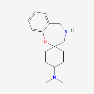 N,N-dimethyl-4,5-dihydro-3H-spiro[benzo[f][1,4]oxazepine-2,1'-cyclohexan]-4'-amine