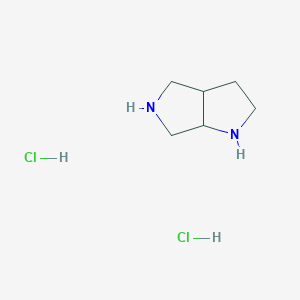 molecular formula C6H14Cl2N2 B1512727 Octahydropyrrolo[3,4-b]pyrrole dihydrochloride CAS No. 479070-13-8