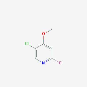 molecular formula C6H5ClFNO B1512728 5-Chloro-2-fluoro-4-methoxypyridine 