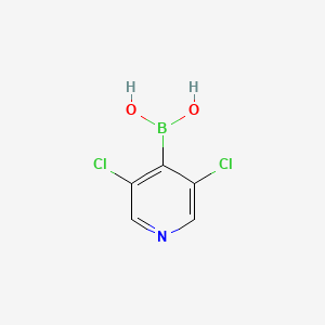 molecular formula C5H4BCl2NO2 B1512729 3,5-Dichloropyridine-4-boronic acid 