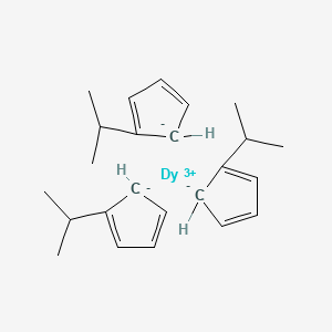 molecular formula C24H33Dy B15127296 Tris(i-propylcyclopentadienyl)dysprosium 