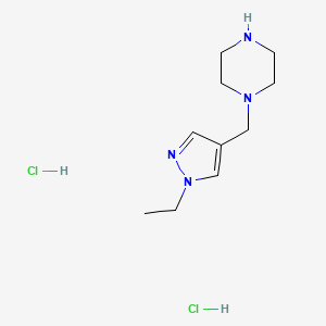 1-((1-ethyl-1H-pyrazol-4-yl)methyl)piperazine dihydrochloride