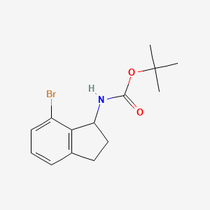 tert-Butyl (7-bromo-2,3-dihydro-1H-inden-1-yl)carbamate