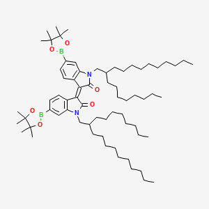 (3Z)-1-(2-octyldodecyl)-3-[1-(2-octyldodecyl)-2-oxo-6-(4,4,5,5-tetramethyl-1,3,2-dioxaborolan-2-yl)indol-3-ylidene]-6-(4,4,5,5-tetramethyl-1,3,2-dioxaborolan-2-yl)indol-2-one