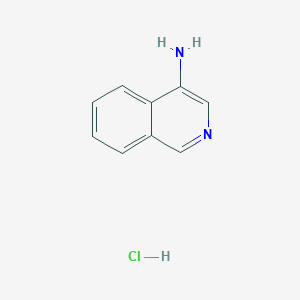 molecular formula C9H9ClN2 B1512740 Isoquinolin-4-amine hydrochloride CAS No. 1423031-91-7