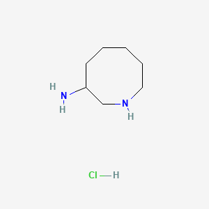 molecular formula C7H17ClN2 B15127472 Azocan-3-amine hydrochloride 