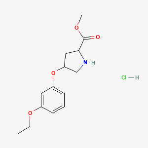 molecular formula C14H20ClNO4 B15127543 Methyl (2S 