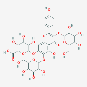 molecular formula C33H38O23 B15127573 6-Hydroxyl kaempherol-3,6-O-diglucosyl-7-O-Glucuronic acid 