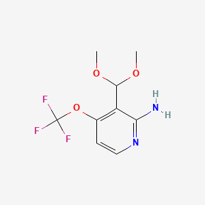 3-(Dimethoxymethyl)-4-(trifluoromethoxy)pyridin-2-amine