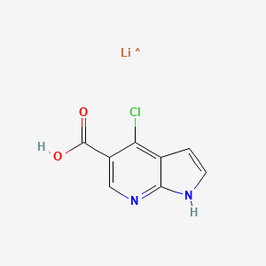 molecular formula C8H5ClLiN2O2 B15127651 CID 166600391 