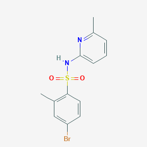 4-Bromo-2-methyl-n-(6-methyl-2-pyridyl)benzenesulfonamide