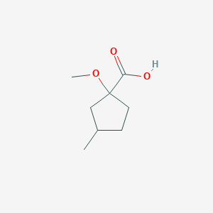 1-Methoxy-3-methylcyclopentane-1-carboxylic acid