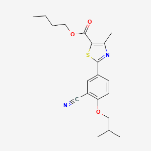 Butyl 2-[3-Cyano-4-(2-methylpropoxy)phenyl]-4-methyl-5-thiazolecarboxylic Acid Ester