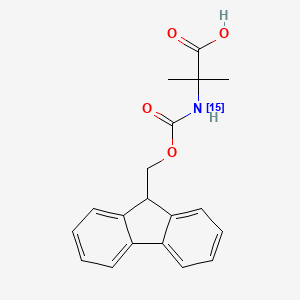 molecular formula C19H19NO4 B1512775 2-(9H-Fluoren-9-ylmethoxycarbonyl(15N)amino)-2-methylpropanoic acid CAS No. 1019641-03-2