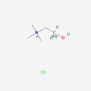 molecular formula C5H14ClNO B1512781 2-Hydroxy(213C)ethyl(trimethyl)azanium;chloride CAS No. 1219388-71-2