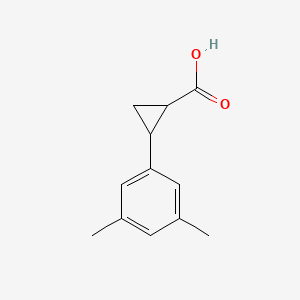 2-(3,5-Dimethylphenyl)cyclopropane-1-carboxylic acid